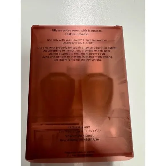 The White Barn Candle French Vanilla Wallflowers 2 8oz Fragrance Bulbs. - Picture 7 of 7